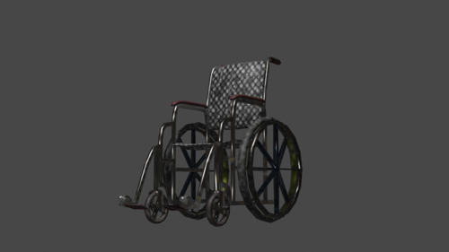 WheelChair (LOW-POLY) preview image